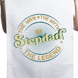 Best Stepdad The Man Custom Father's Day Kitchen Table Tea Towel