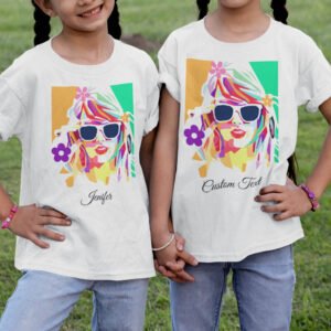Kids Custom Swiftie Fan Shirt, Youth Taylor Merch, Customizable Eras Concert Tees