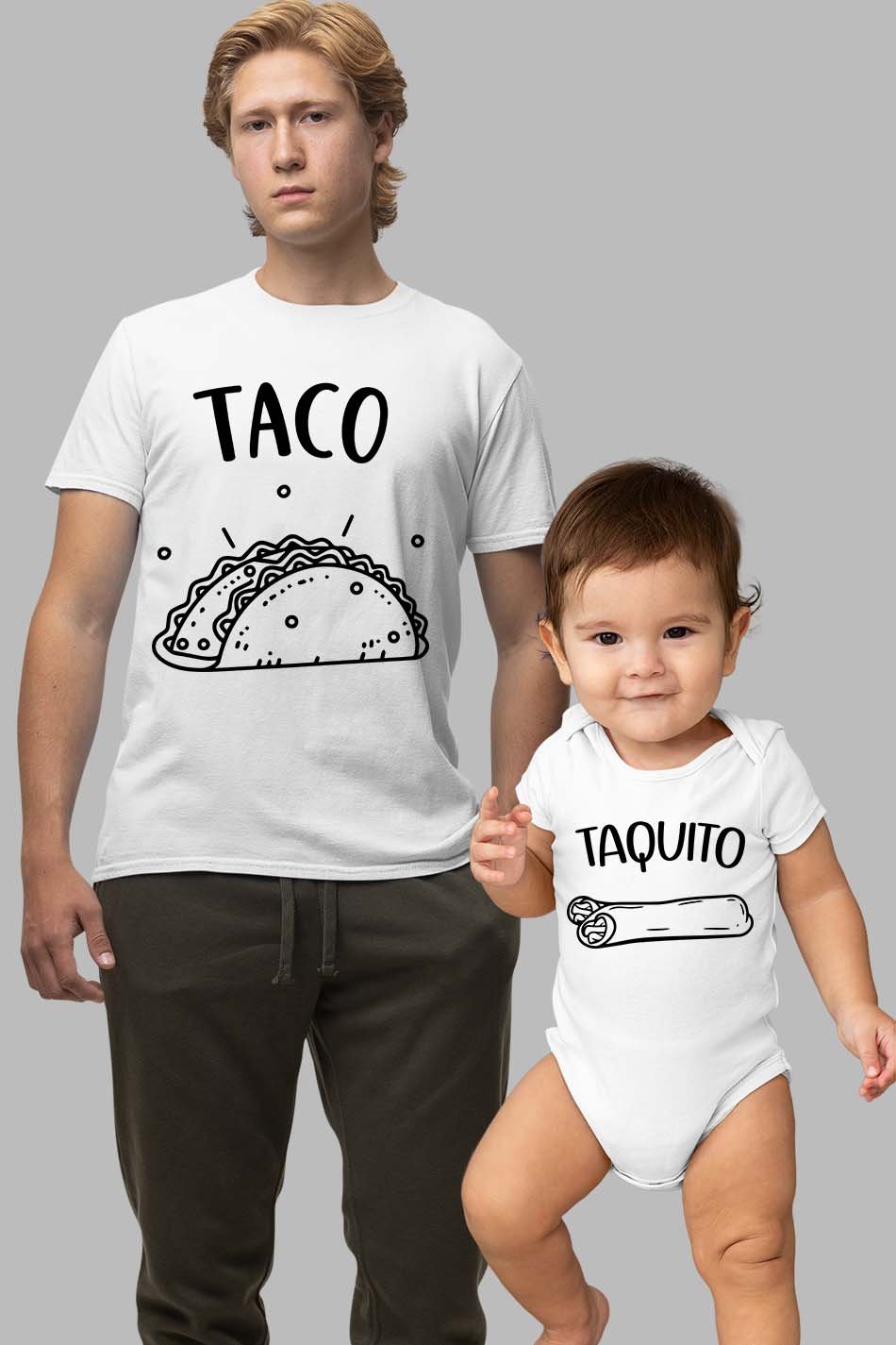 Dad And Newborn Matching Shirts