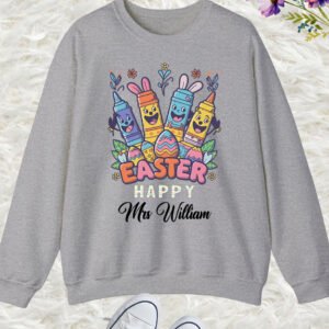 Custom Easter Teacher Sweatshirt