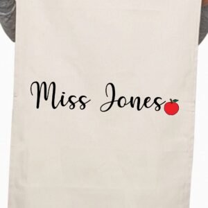 Funny Thank You Teacher Appreciation Custom Gifts Kitchen Table Tea Towel