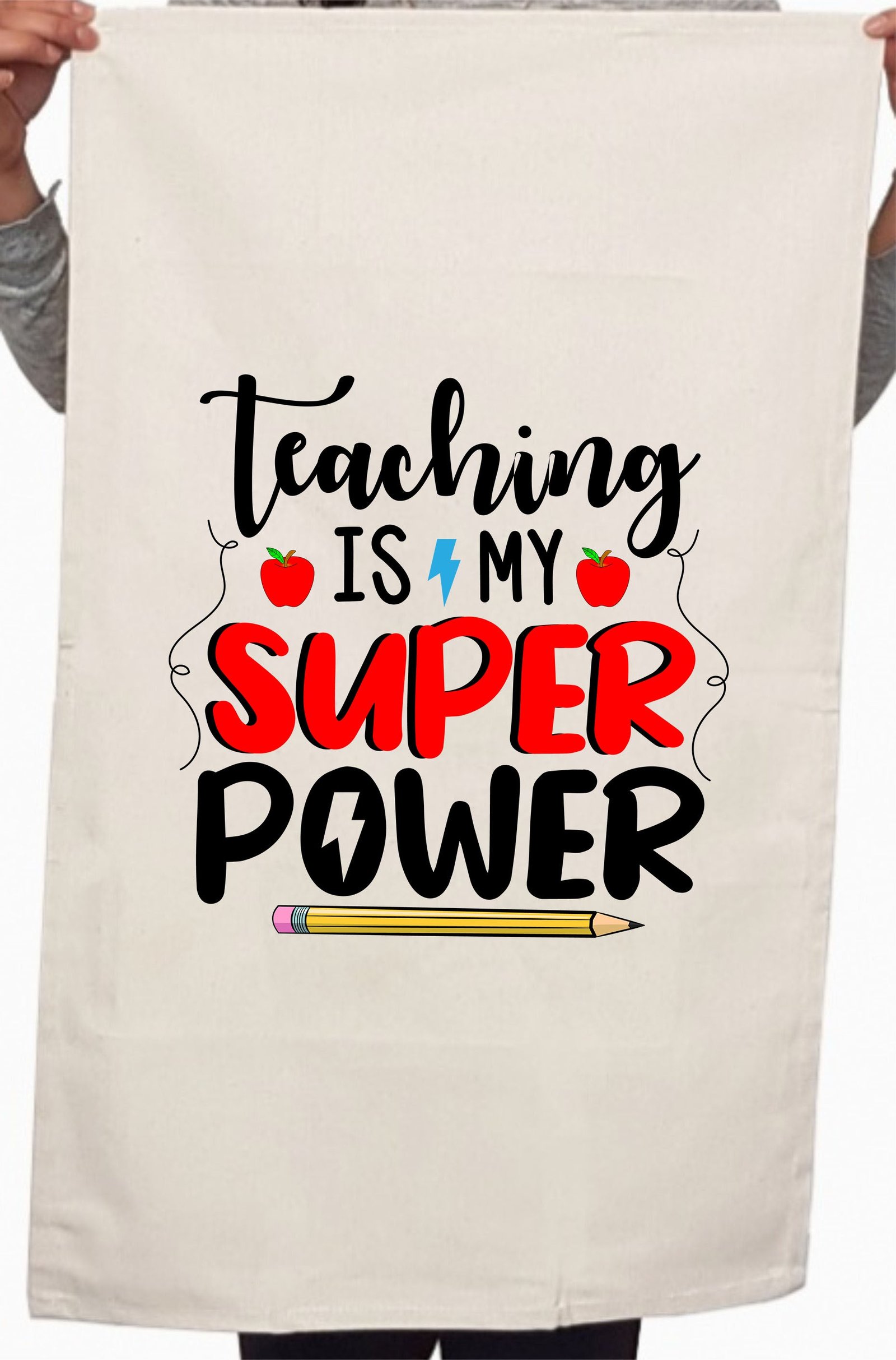 Best Teacher Appreciation Custom Thank You Gifts Kitchen Table Tea Towel