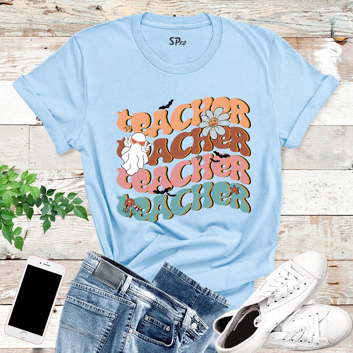 Halloween Teacher T-Shirt - Image 7