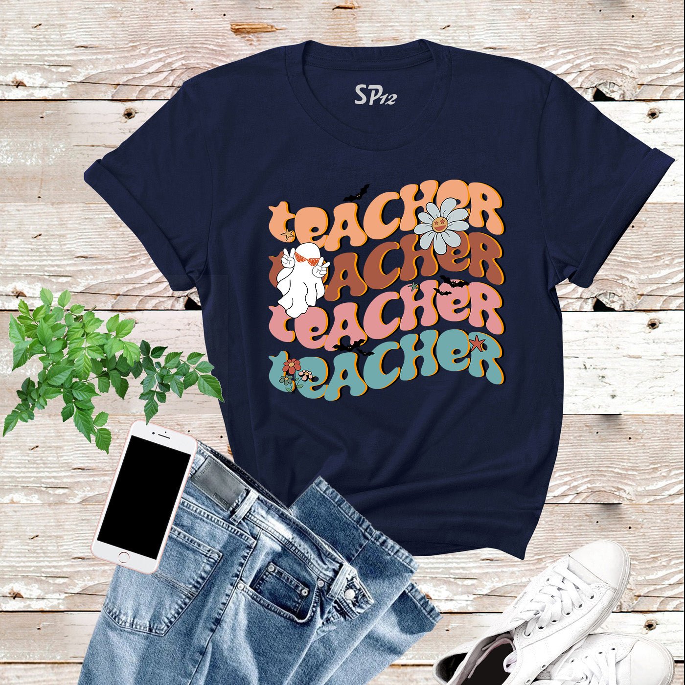 Halloween Teacher T-Shirt - Image 8