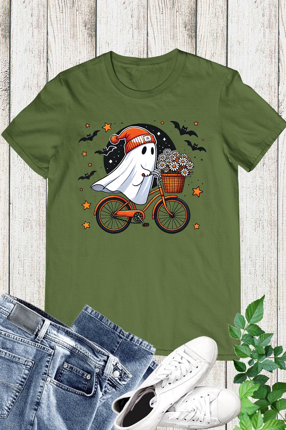 Cute Ghost Halloween Shirt - Image 6