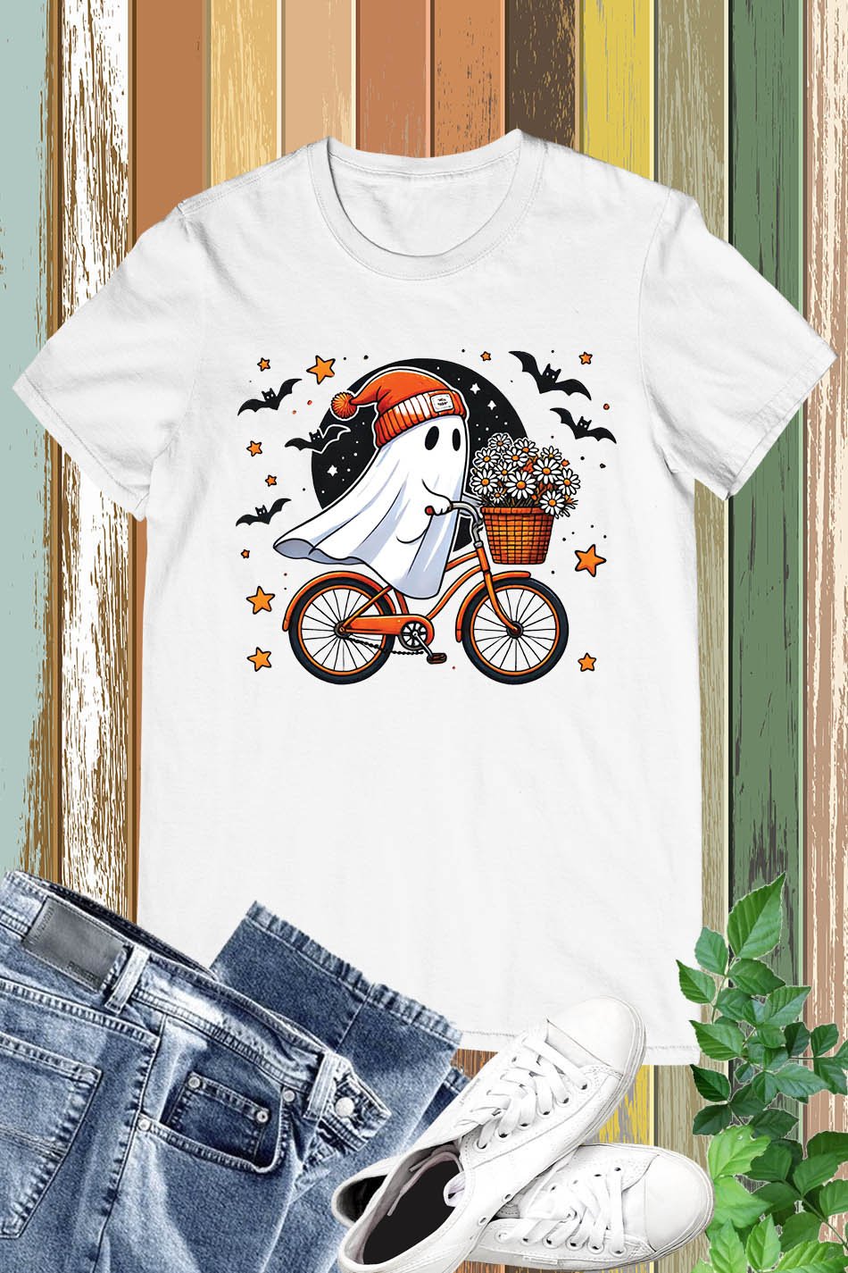 Cute Ghost Halloween Shirt - Image 10