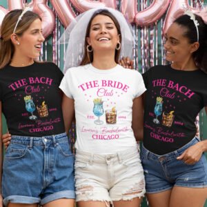 Bachelorette Party Bach Club Personalized Group T Shirts