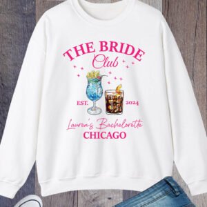 Bachelorette Party Bach Club Personalized Group Sweatshirts