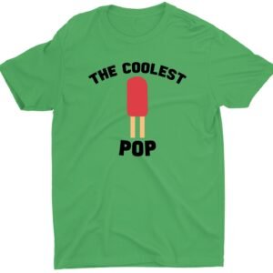Coolest Pop Summer Cool Dad Custom Short Sleeve Father's Day T-Shirt