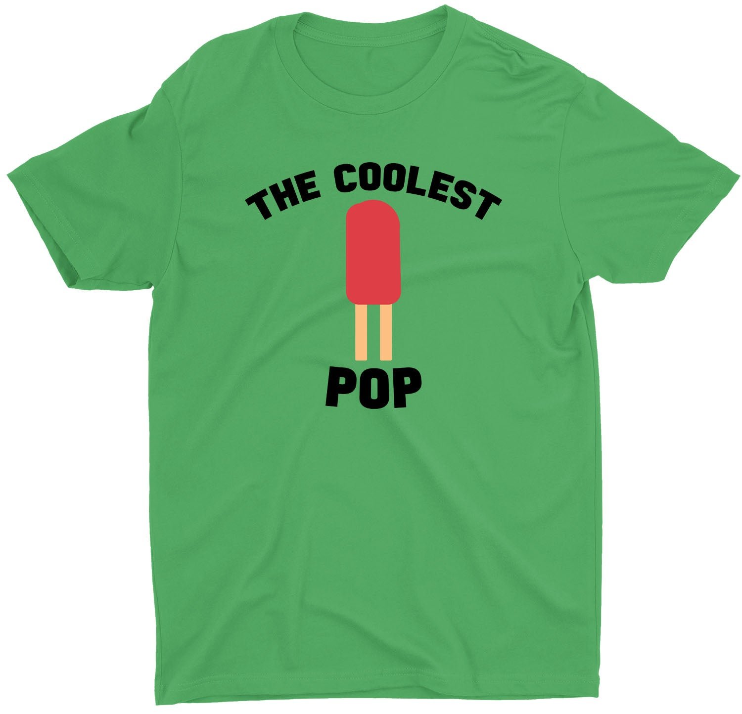 Coolest Pop Summer Cool Dad Custom Short Sleeve Father's Day T-Shirt