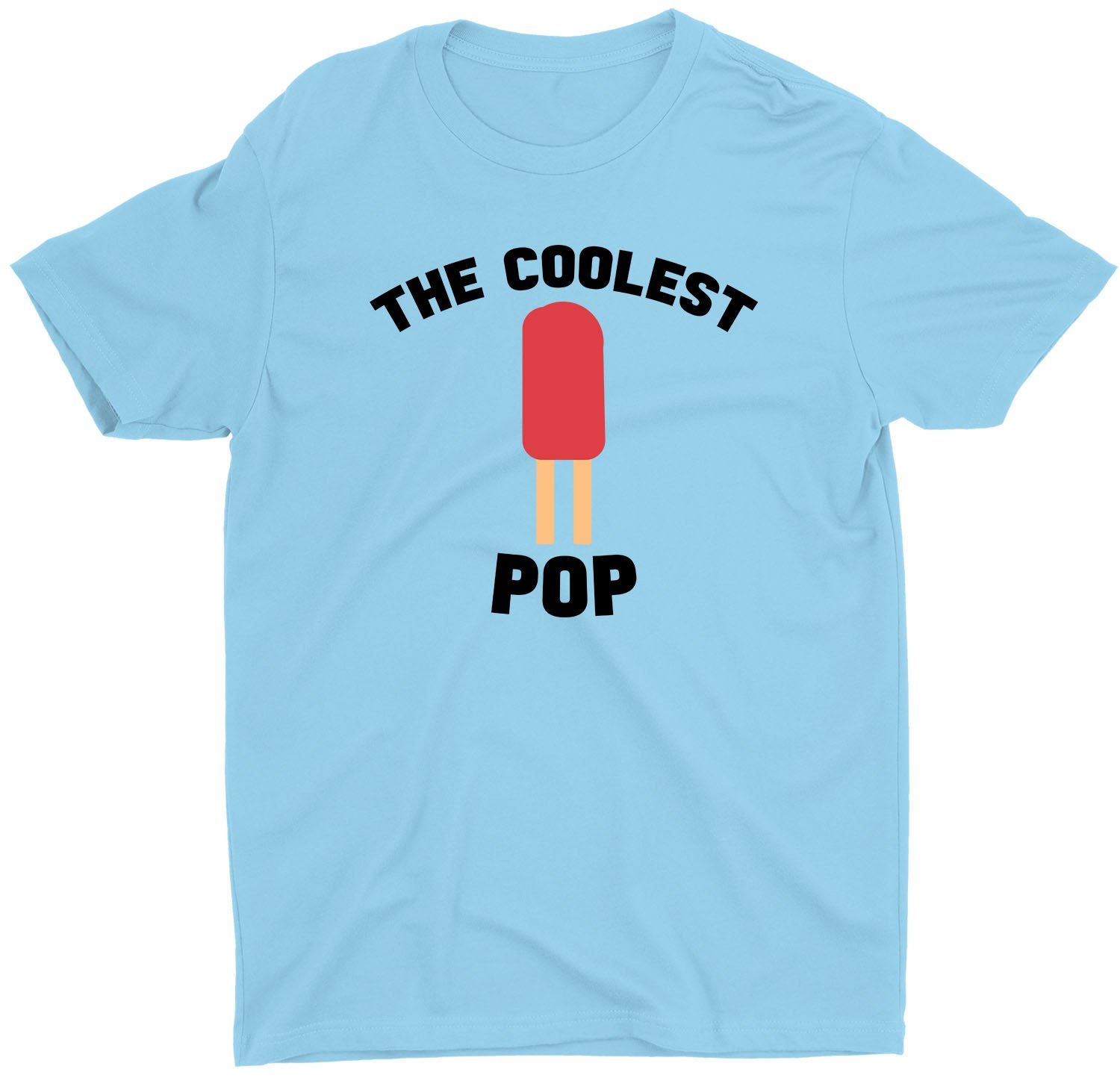 Coolest Pop Summer Cool Dad Custom Short Sleeve Father's Day T-Shirt - Image 3