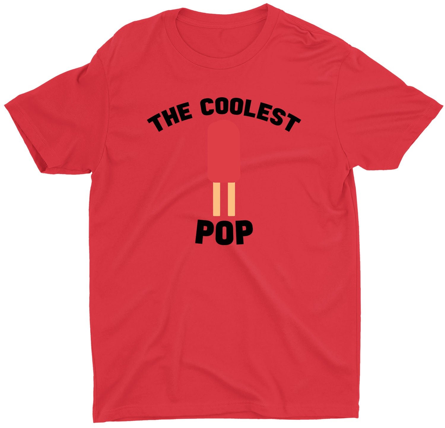 Coolest Pop Summer Cool Dad Custom Short Sleeve Father's Day T-Shirt - Image 5