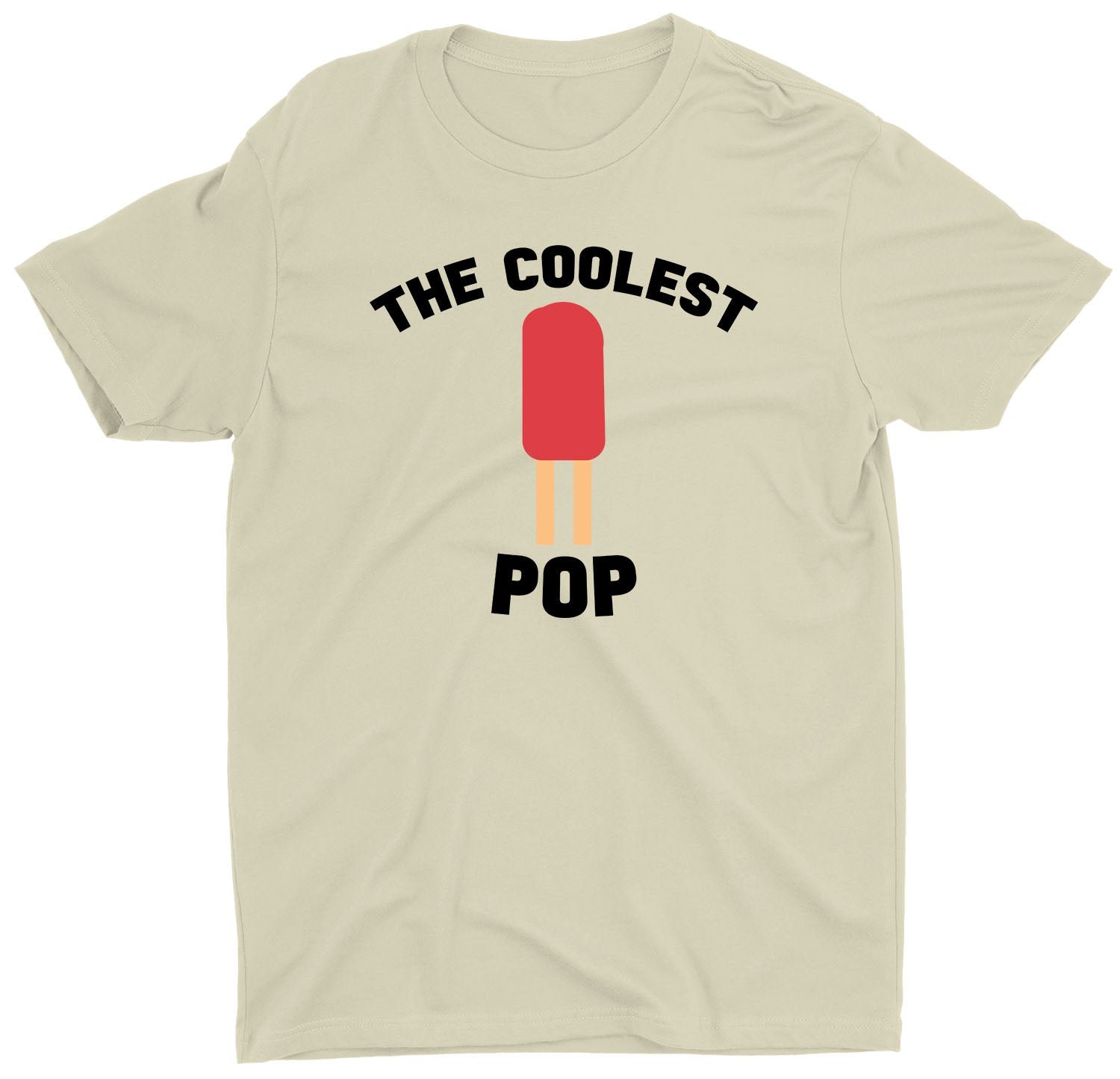 Coolest Pop Summer Cool Dad Custom Short Sleeve Father's Day T-Shirt - Image 6