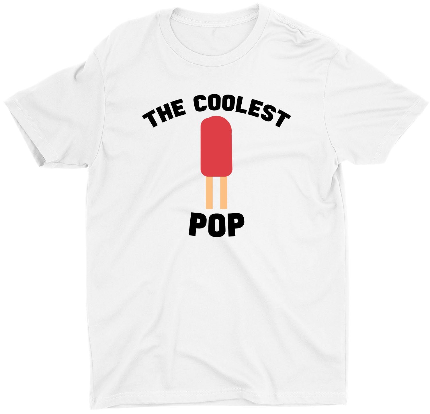 Coolest Pop Summer Cool Dad Custom Short Sleeve Father's Day T-Shirt - Image 7
