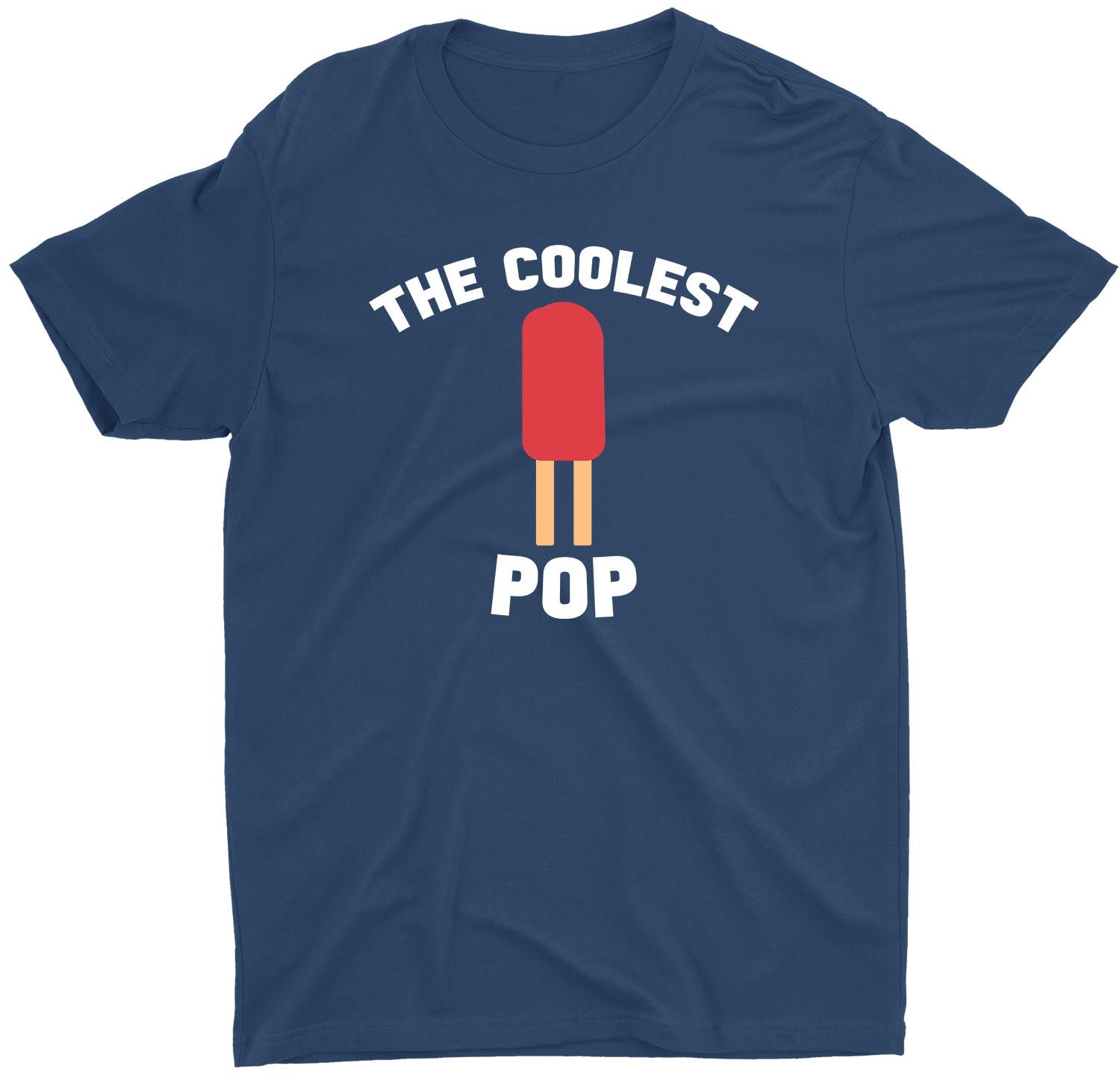 Coolest Pop Summer Cool Dad Custom Short Sleeve Father's Day T-Shirt - Image 9