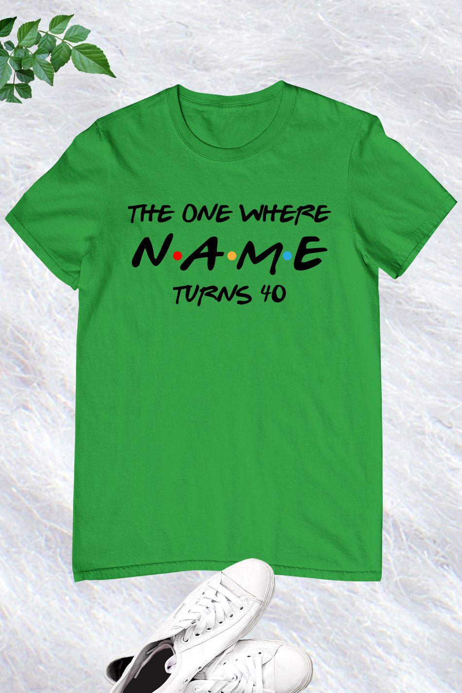 Custom Name 40th Birthday Tshirt