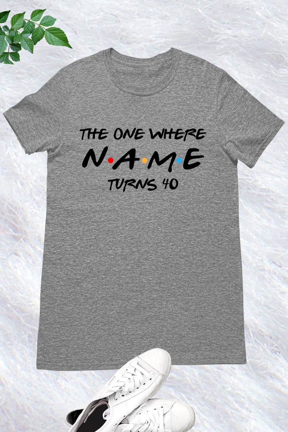 Custom Name 40th Birthday Tshirt