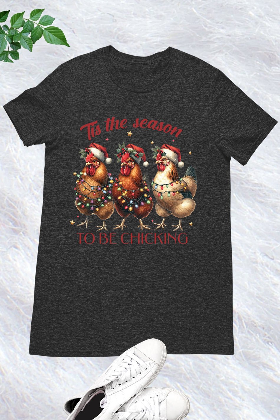 Christmas Chicken Funny T Shirt - Image 13