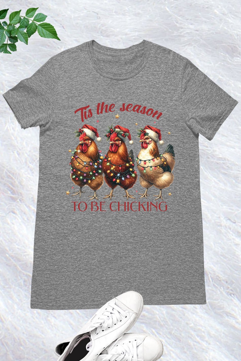 Christmas Chicken Funny T Shirt