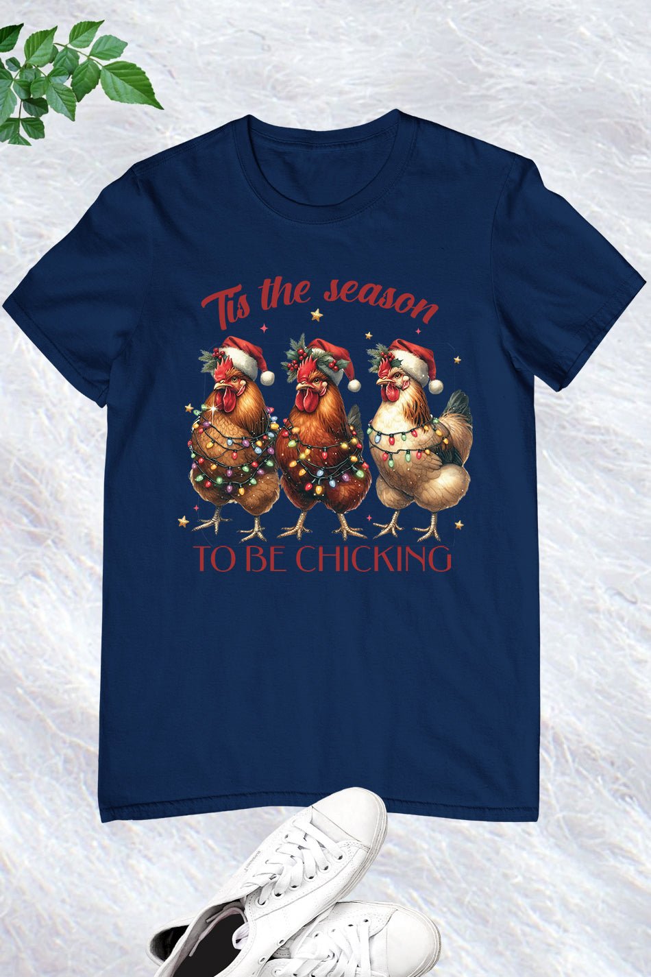 Christmas Chicken Funny T Shirt - Image 8