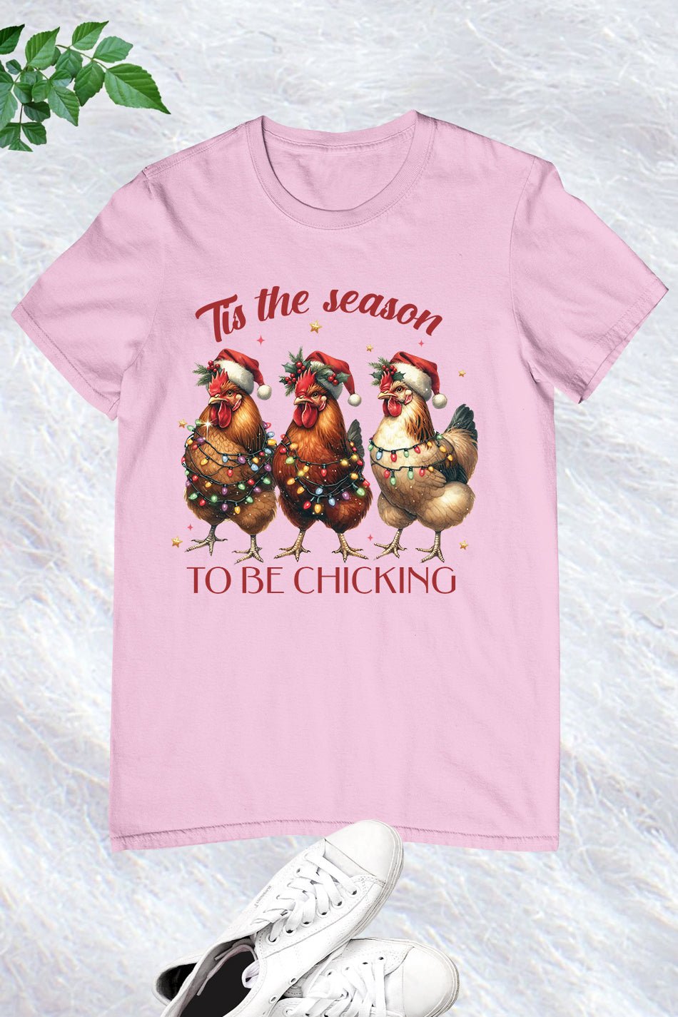 Christmas Chicken Funny T Shirt - Image 9