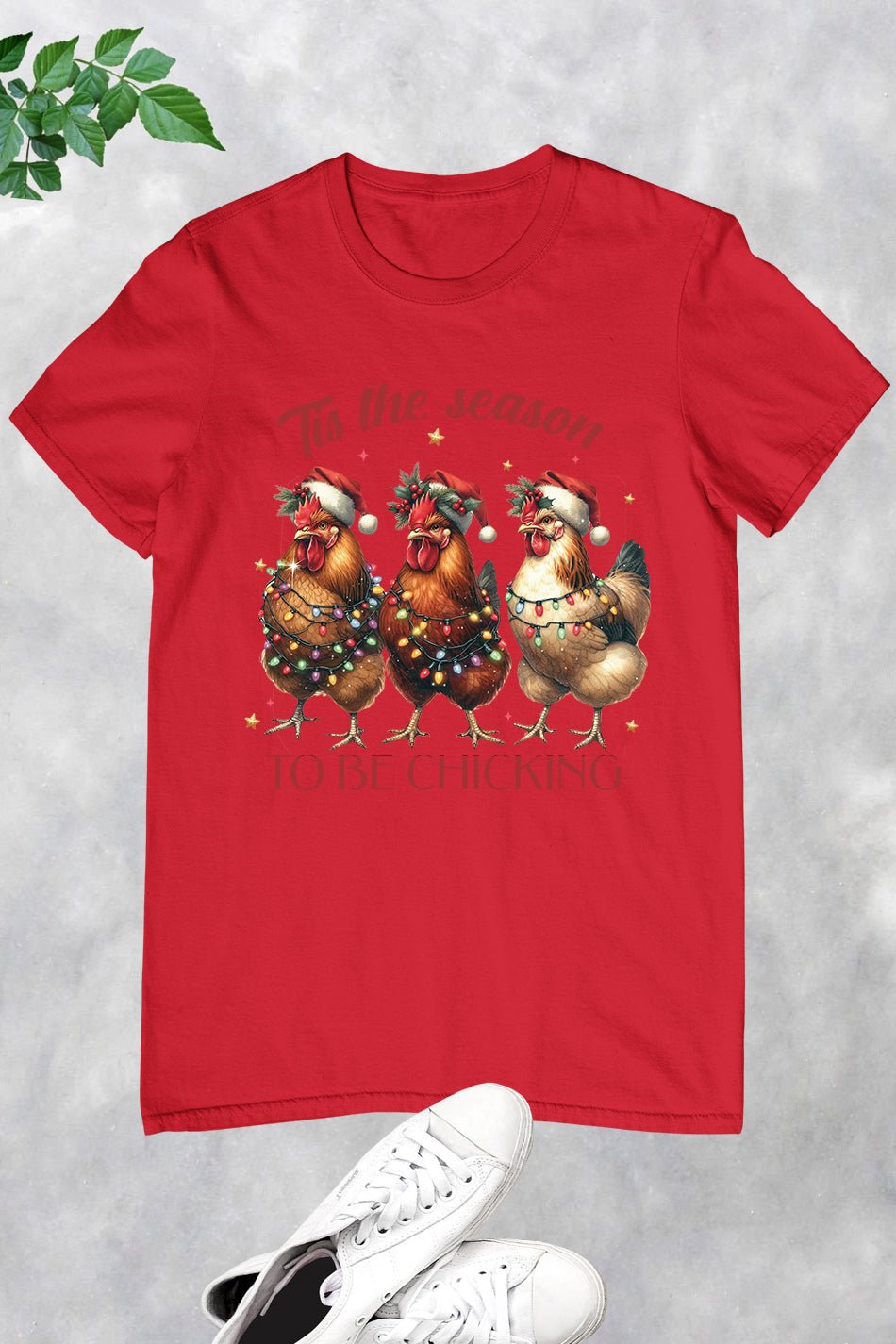 Christmas Chicken Funny T Shirt - Image 11