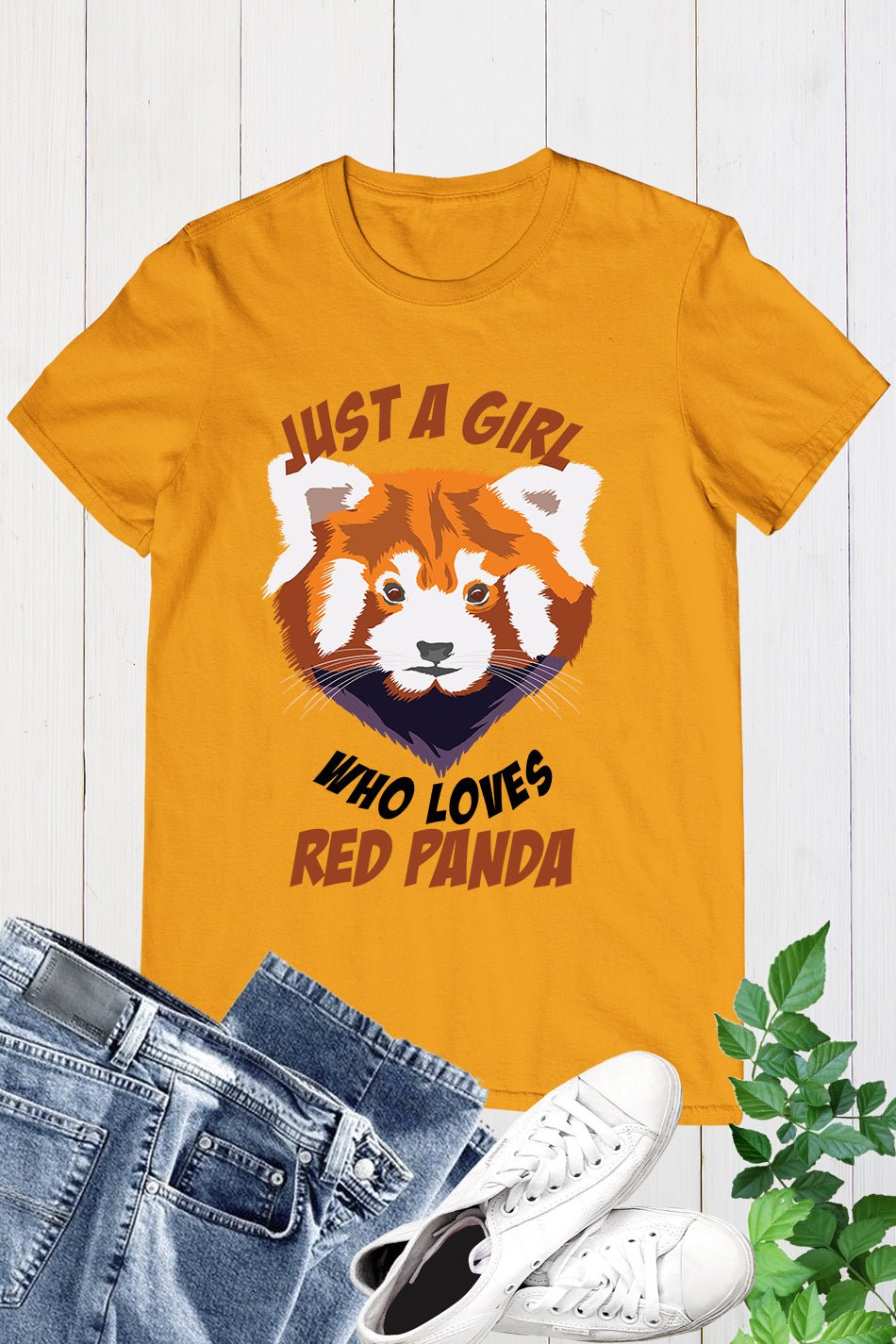 Just a Girl Who Loves Red Panda T-shirt