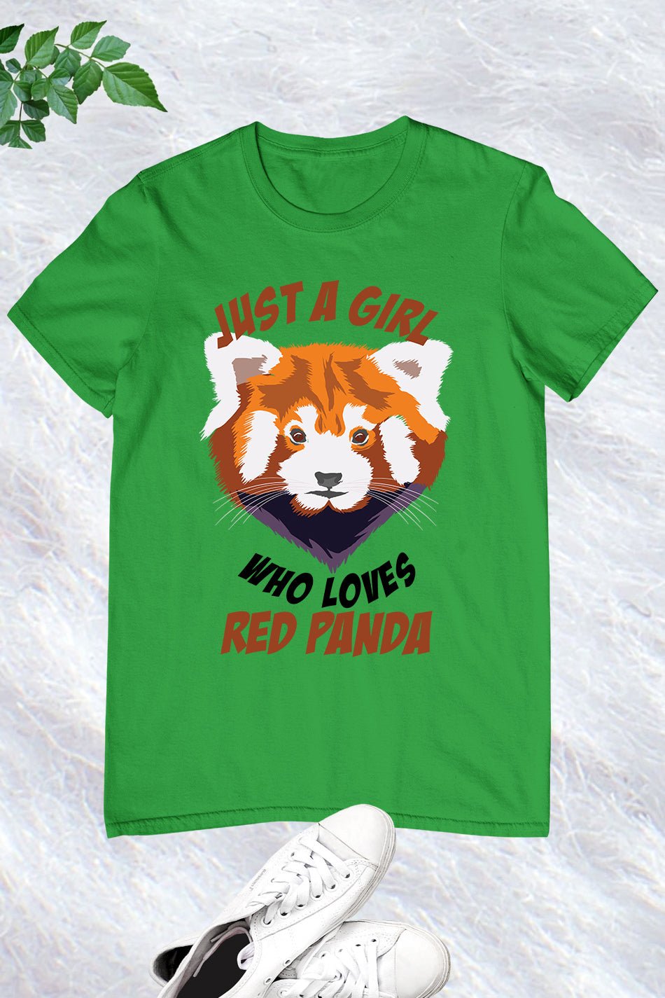Just a Girl Who Loves Red Panda T-shirt - Image 8