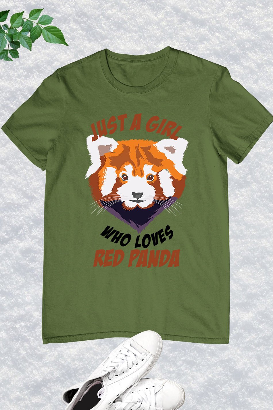 Just a Girl Who Loves Red Panda T-shirt