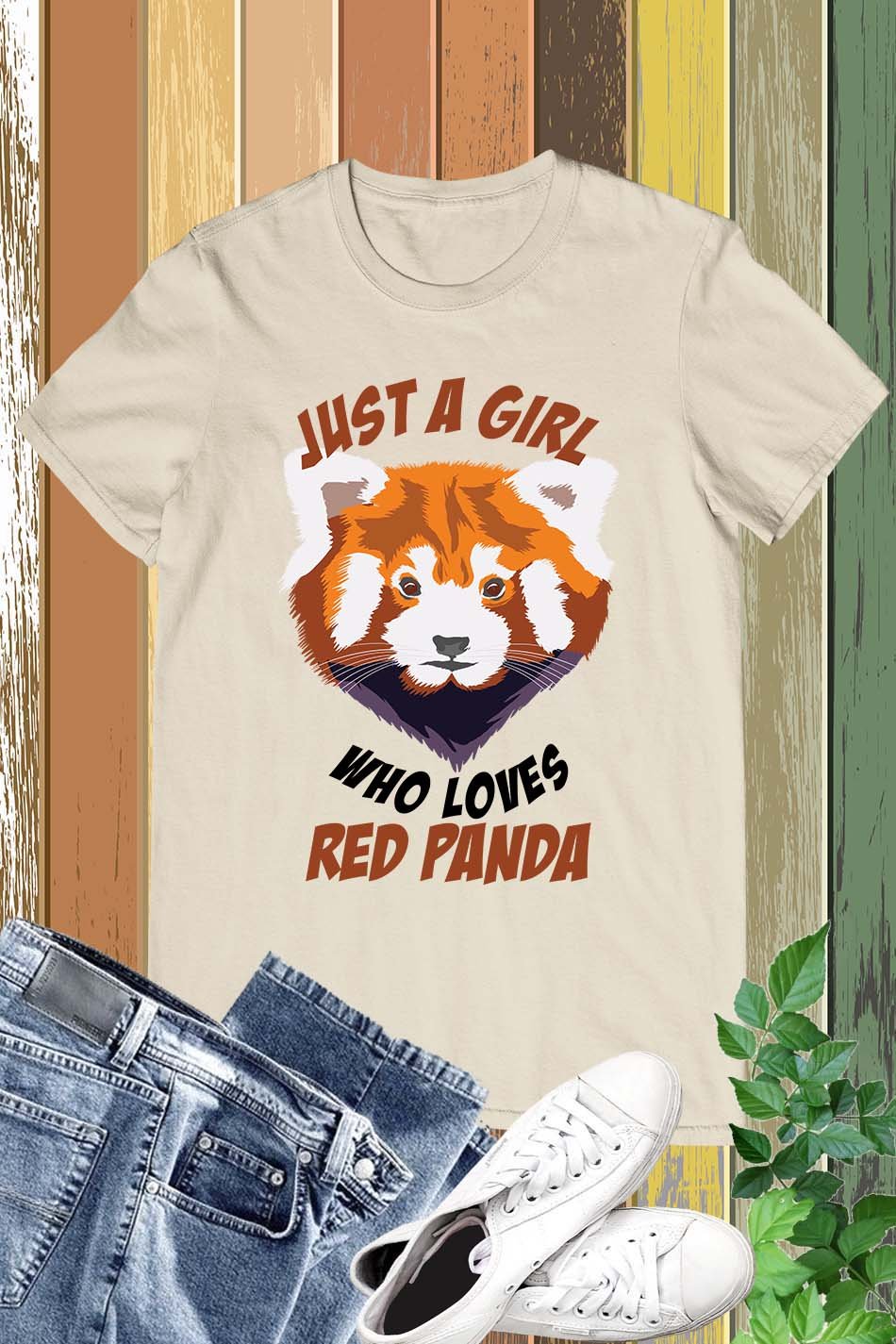 Just a Girl Who Loves Red Panda T-shirt