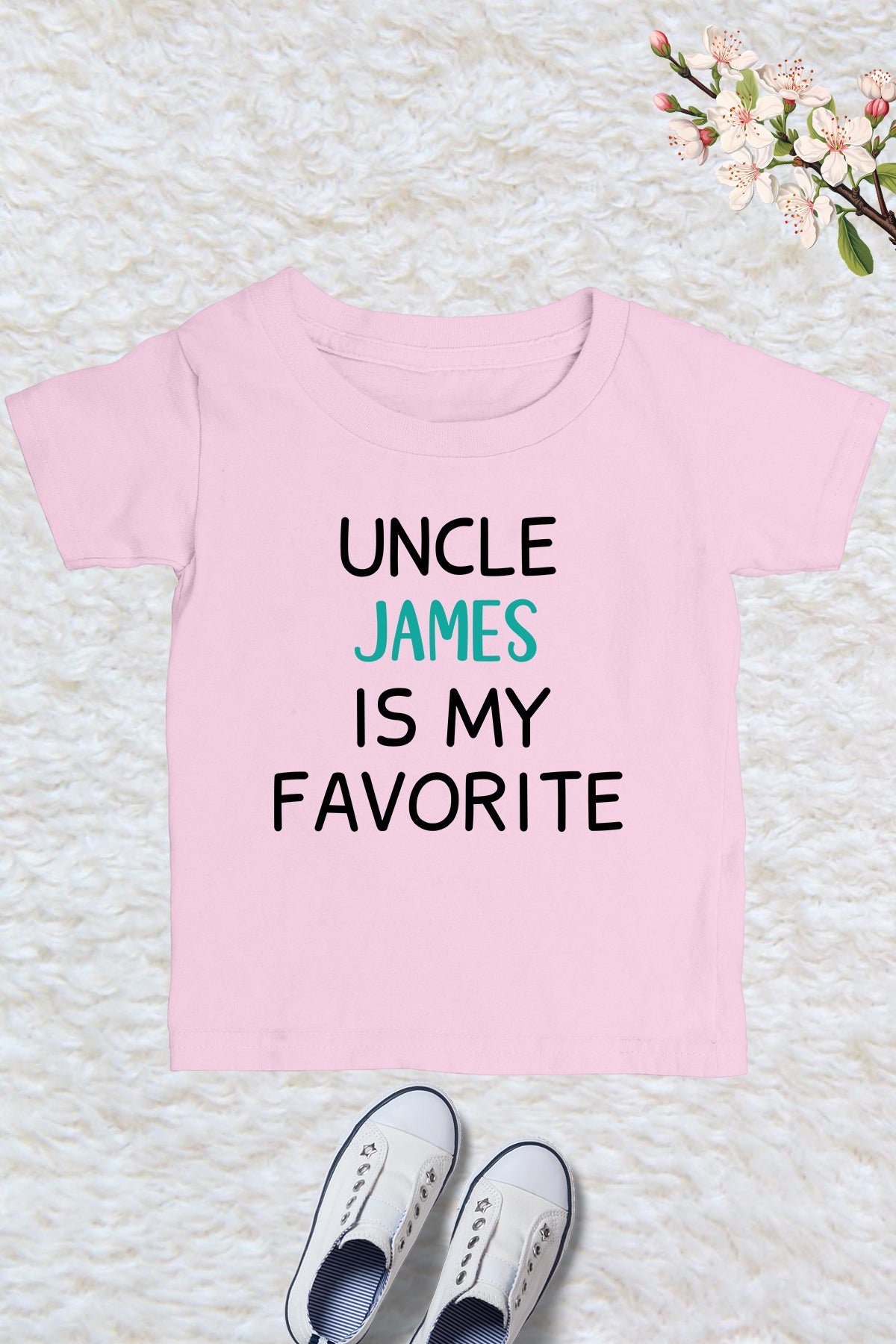 Custom uncle is My Favorite Kids T Shirt
