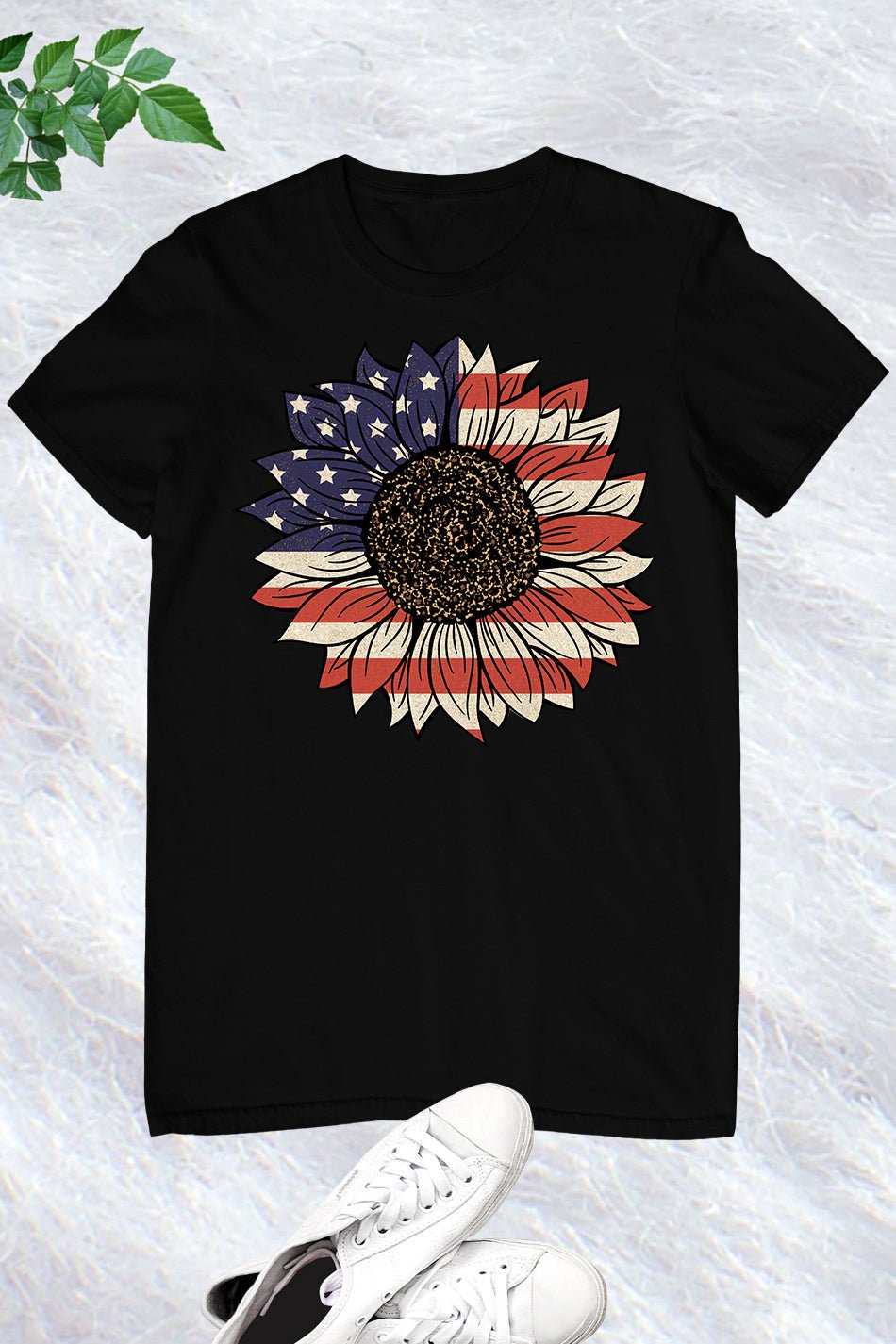 America Sunflower Memorial Day Shirts