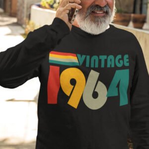 60th Birthday Gifts 2024 Vintage 1964 Sweatshirt