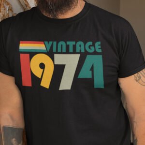 50th Birthday Gifts 2024 Vintage 1974 T Shirt