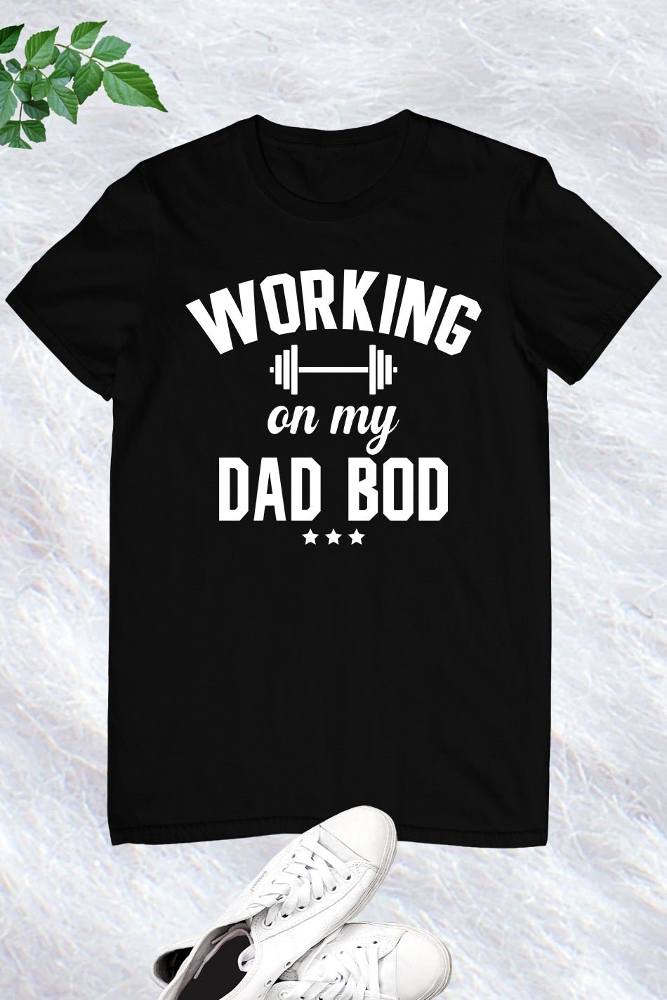 Working On My Dad Bod Funny Gym Workout T-Shirt