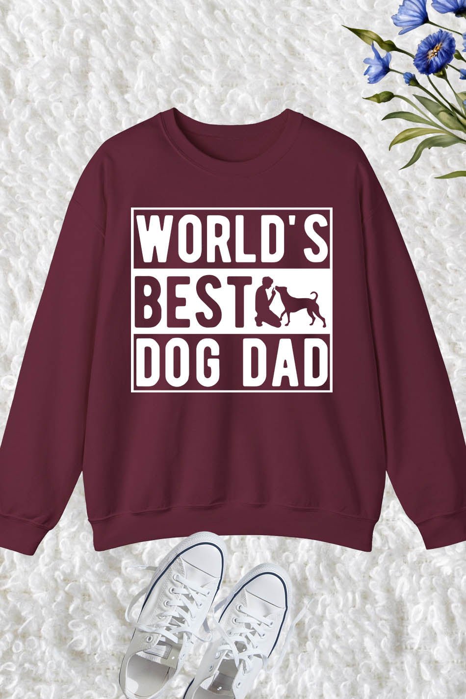 World's Best Dog Dad Sweatshirt - Image 5