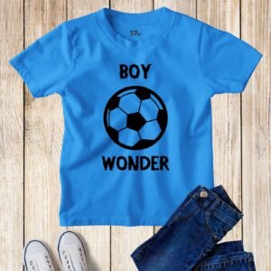 Boy Wonder Football Lover Footballer Kids T Shirt