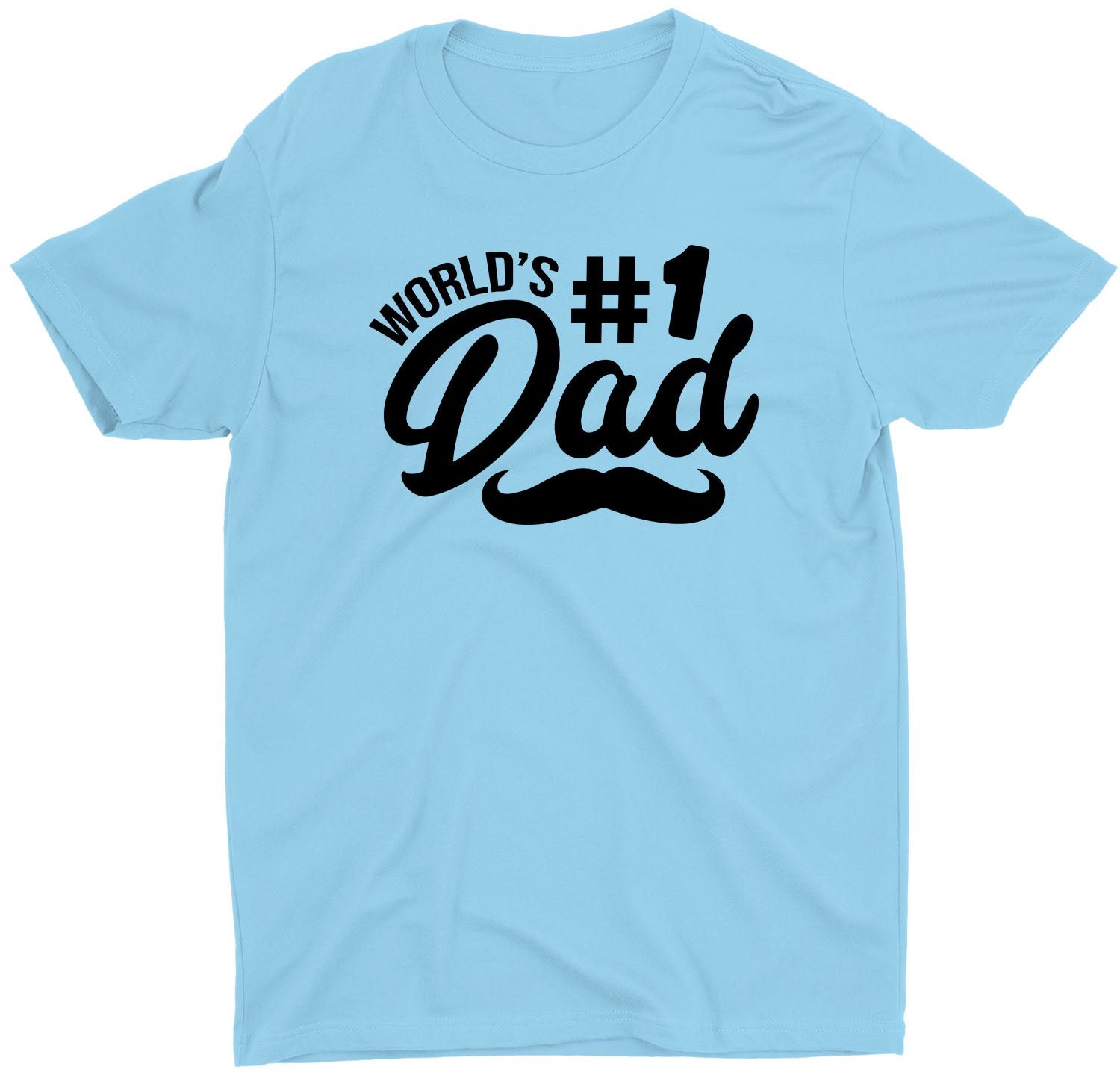 World's Number One Dad Lover Custom Short Sleeve Father's Day T-Shirt - Image 3