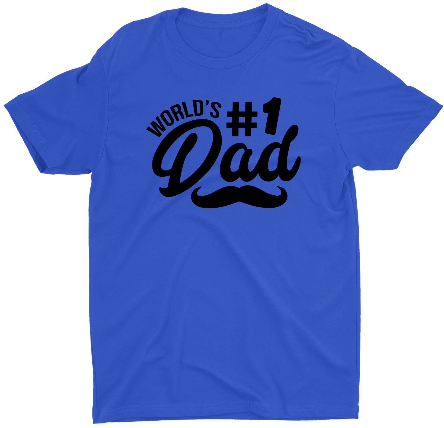 World's Number One Dad Lover Custom Short Sleeve Father's Day T-Shirt - Image 4