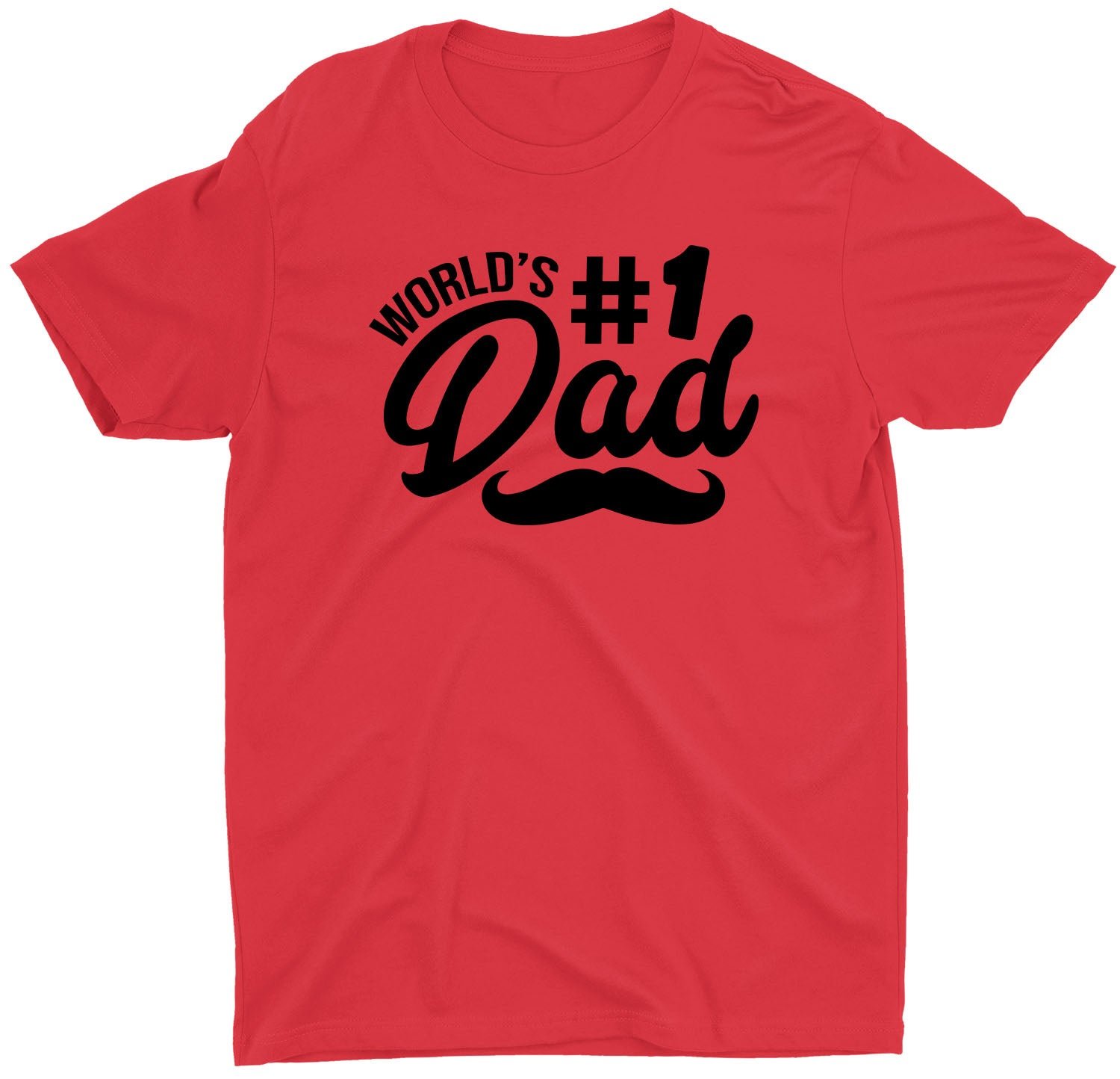 World's Number One Dad Lover Custom Short Sleeve Father's Day T-Shirt - Image 5