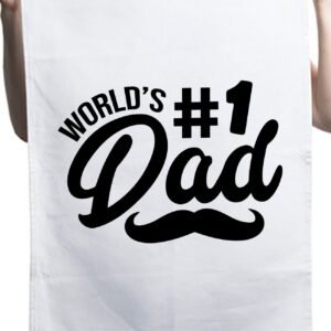 World's Number One Dad Lover Custom Father's Day Kitchen Tea Towel