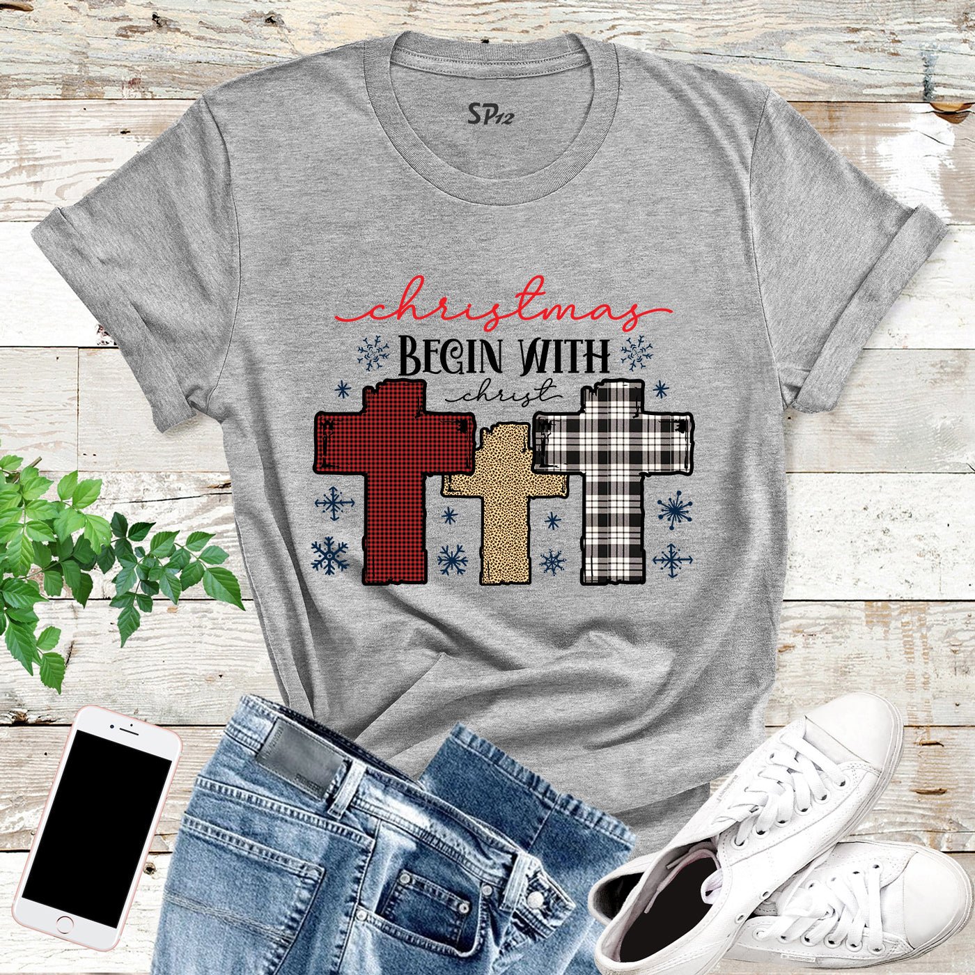 Christmas Begin with Christ T-Shirt