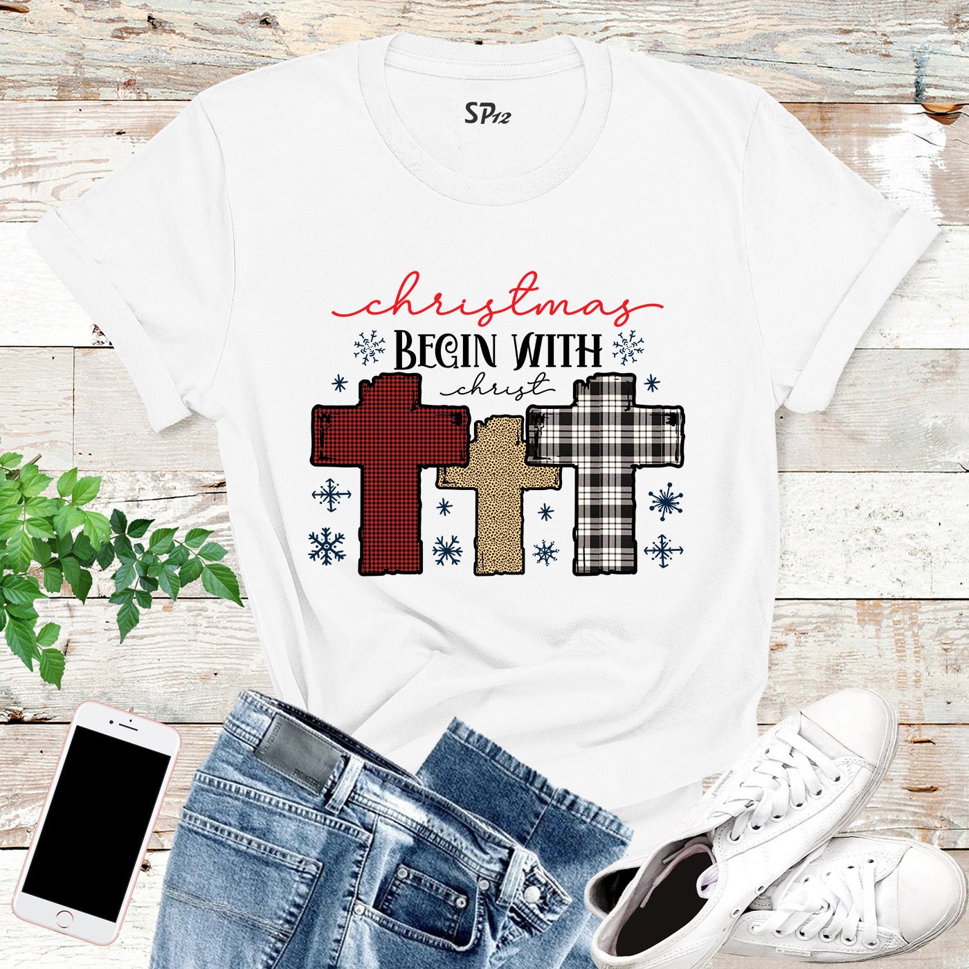 Christmas Begin with Christ T-Shirt