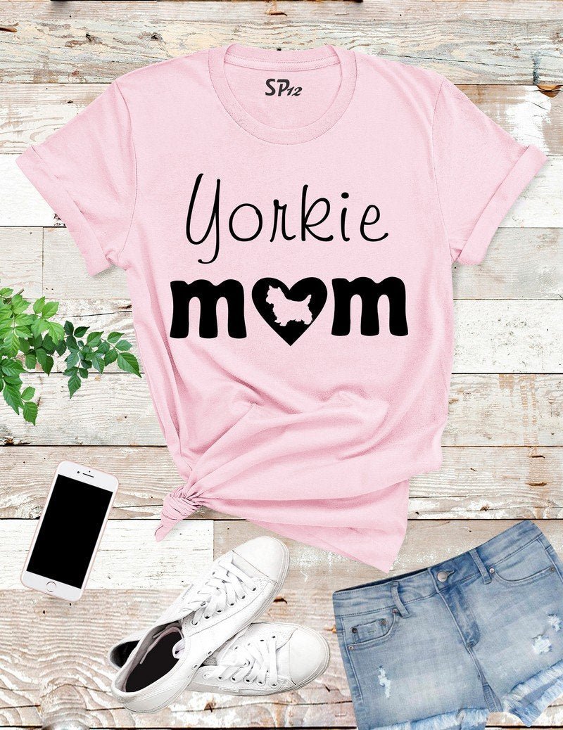 Yorkie Mom Dogs T Shirt