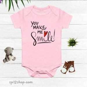 You Make Me Smile Baby Bodysuit Onesie