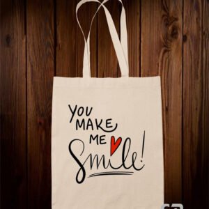 You Make Me Smile Tote Bag