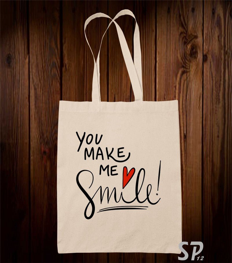 You Make Me Smile Tote Bag