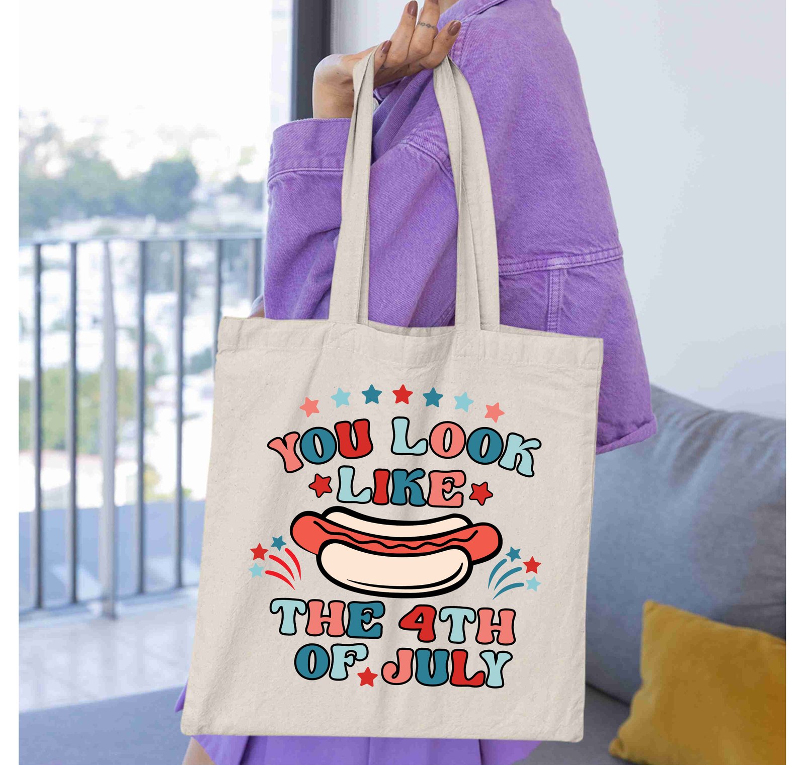 You Look Like The 4th of July Happy Independence Day USA Flag T-Shirt - Image 6