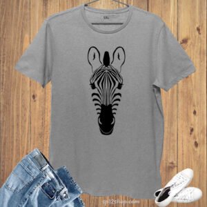 Zebra Face Paint Animal T Shirt