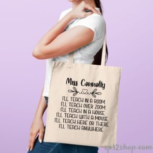 Zoom Teacher Tote Bag Gift